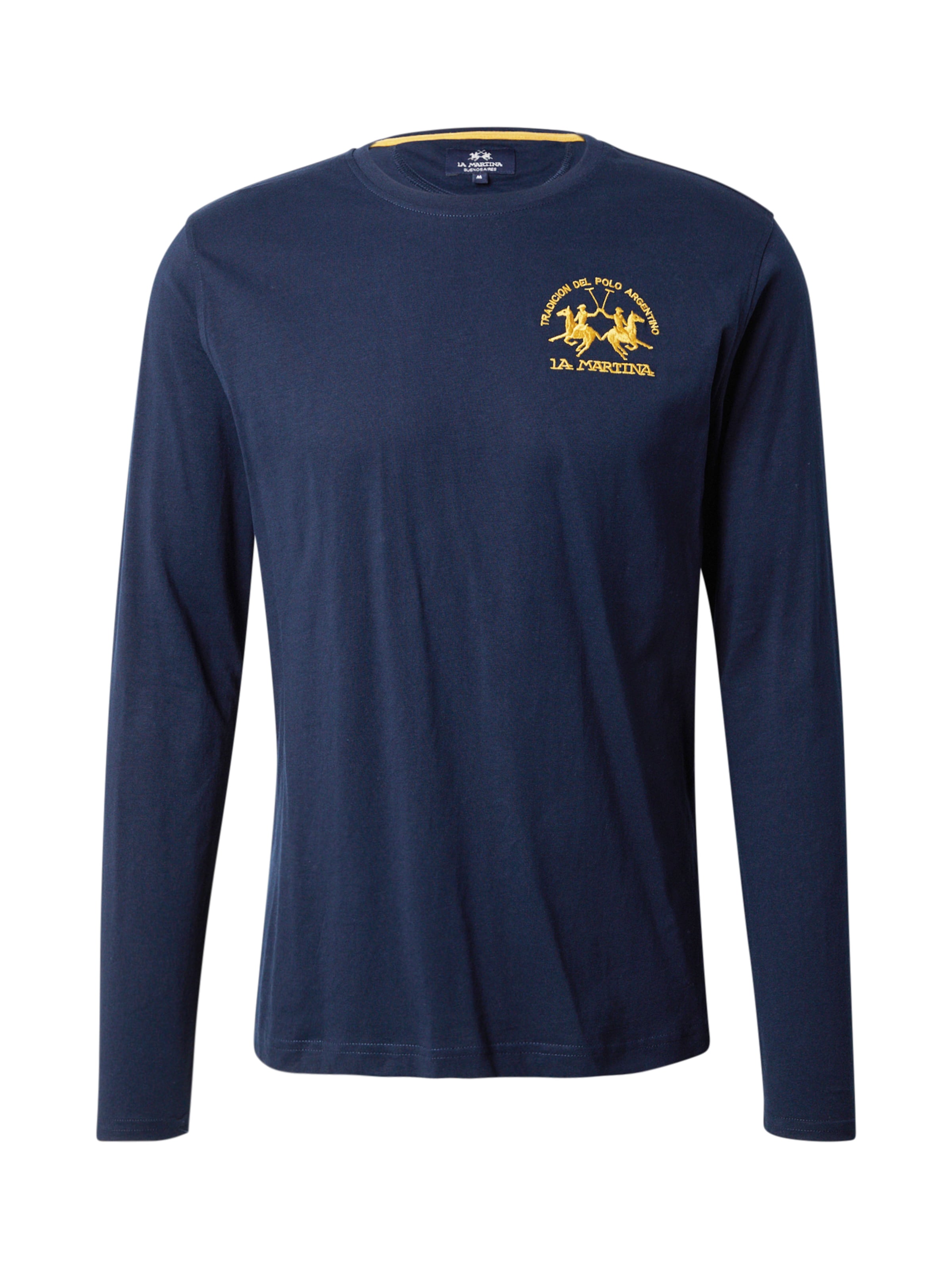 La Martina T-shirt i blå: framsida