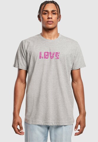 Merchcode Shirt 'Valentines Day' in Grey: front