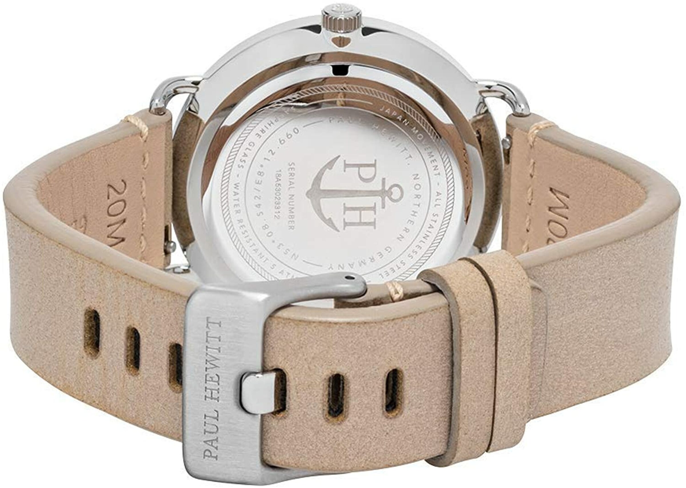 Paul Hewitt Analoog horloge in Bruin
