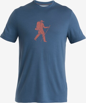 T-Shirt fonctionnel '150 Tech Lite III Trail Hik' ICEBREAKER en bleu : devant