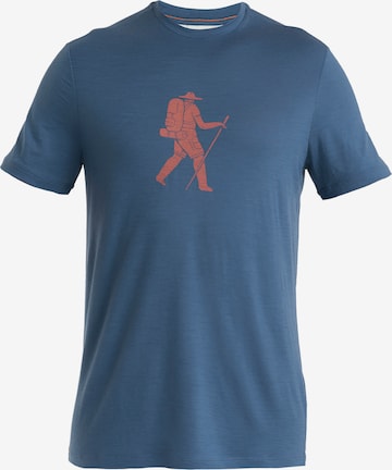 ICEBREAKER - Camiseta funcional '150 Tech Lite III Trail Hik' en azul: frente