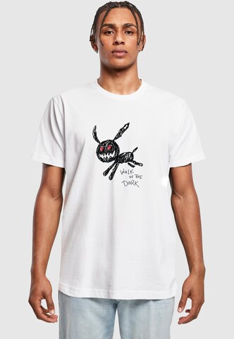 Mister Tee Bluser & t-shirts 'Walk In The Dark' i hvid: forside