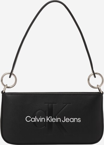 Calvin Klein Jeans Shoulder Bag in Black: front