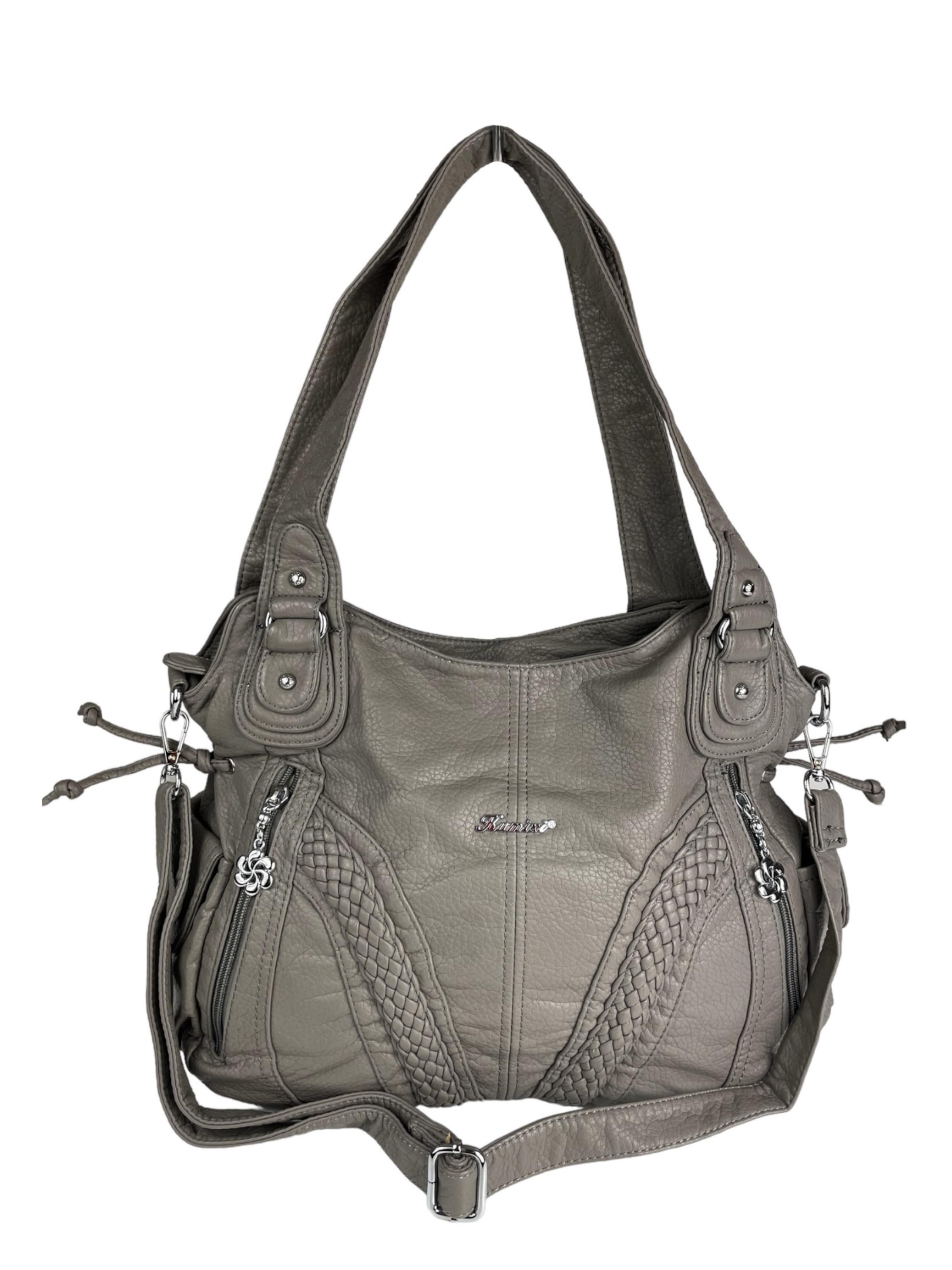 Borsa a mano di Kumixi in grigio
