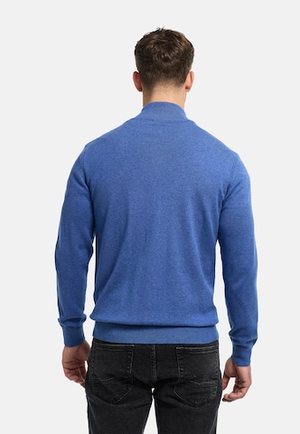 INDICODE JEANS Knit Cardigan in Blue
