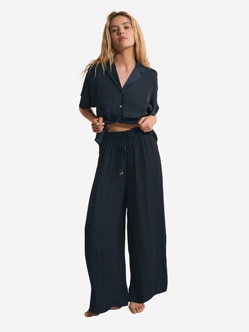 ETAM Pajama Pants 'Cheeta' in Blue: front