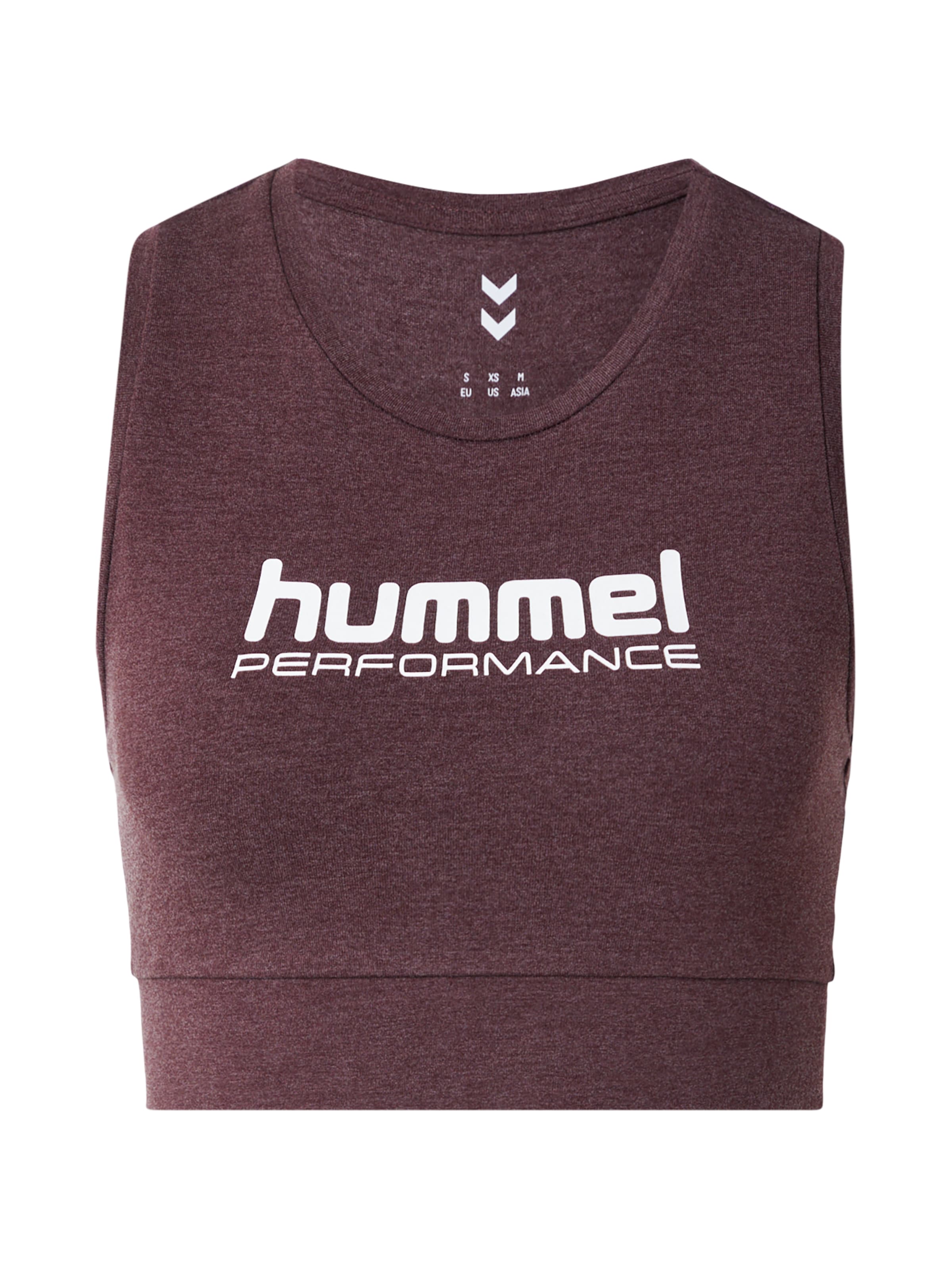 Hummel Sporttop 'Pulse' in Bruin: voorkant