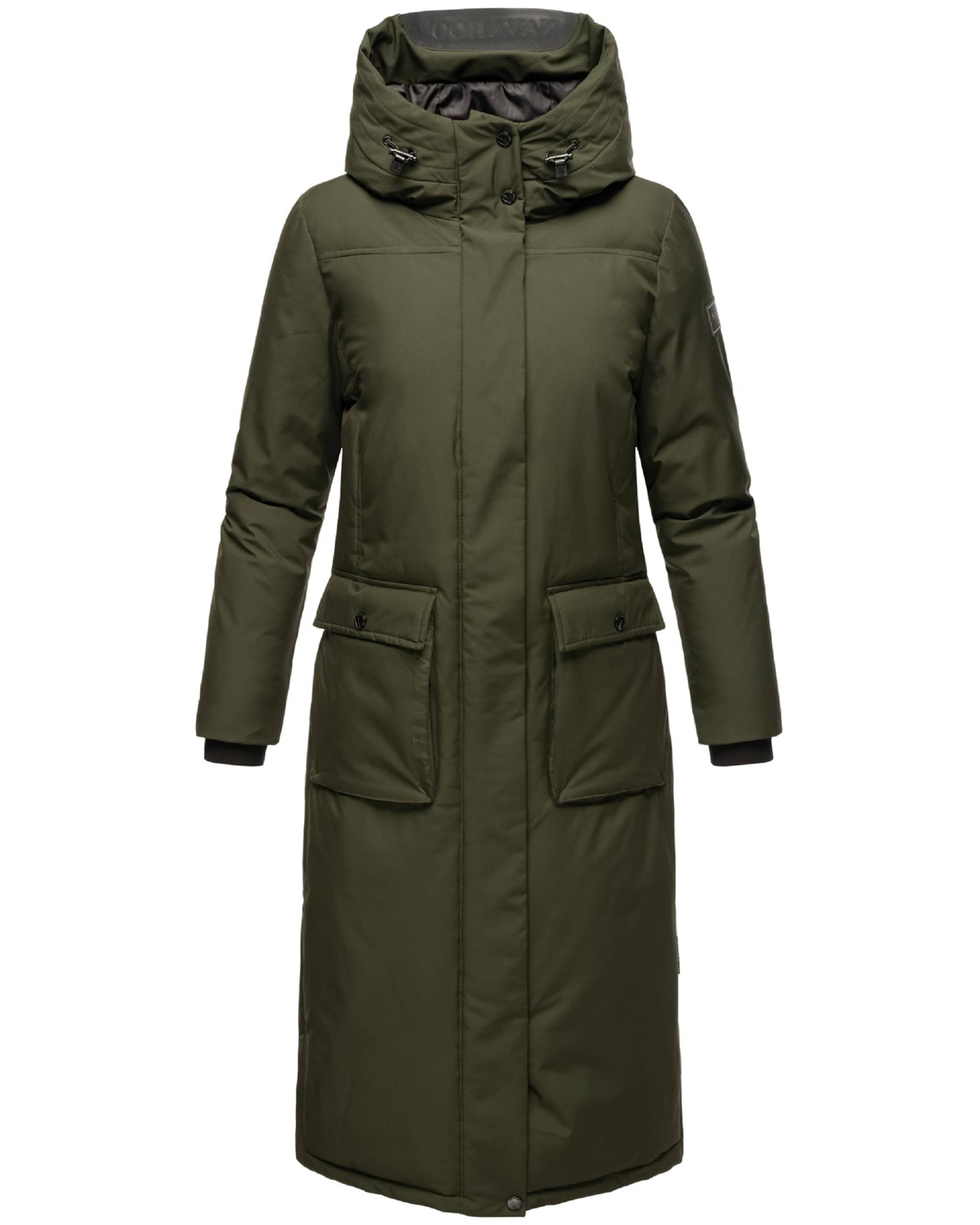 NAVAHOO Wintermantel &#x27;Wolkenfrost XIV&#x27; in Groen: voorkant