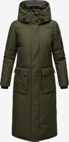 Manteau d’hiver 'Wolkenfrost XIV' NAVAHOO en vert : devant