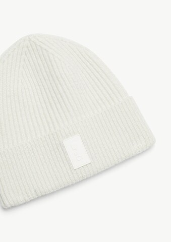 Bonnet comma casual identity en blanc