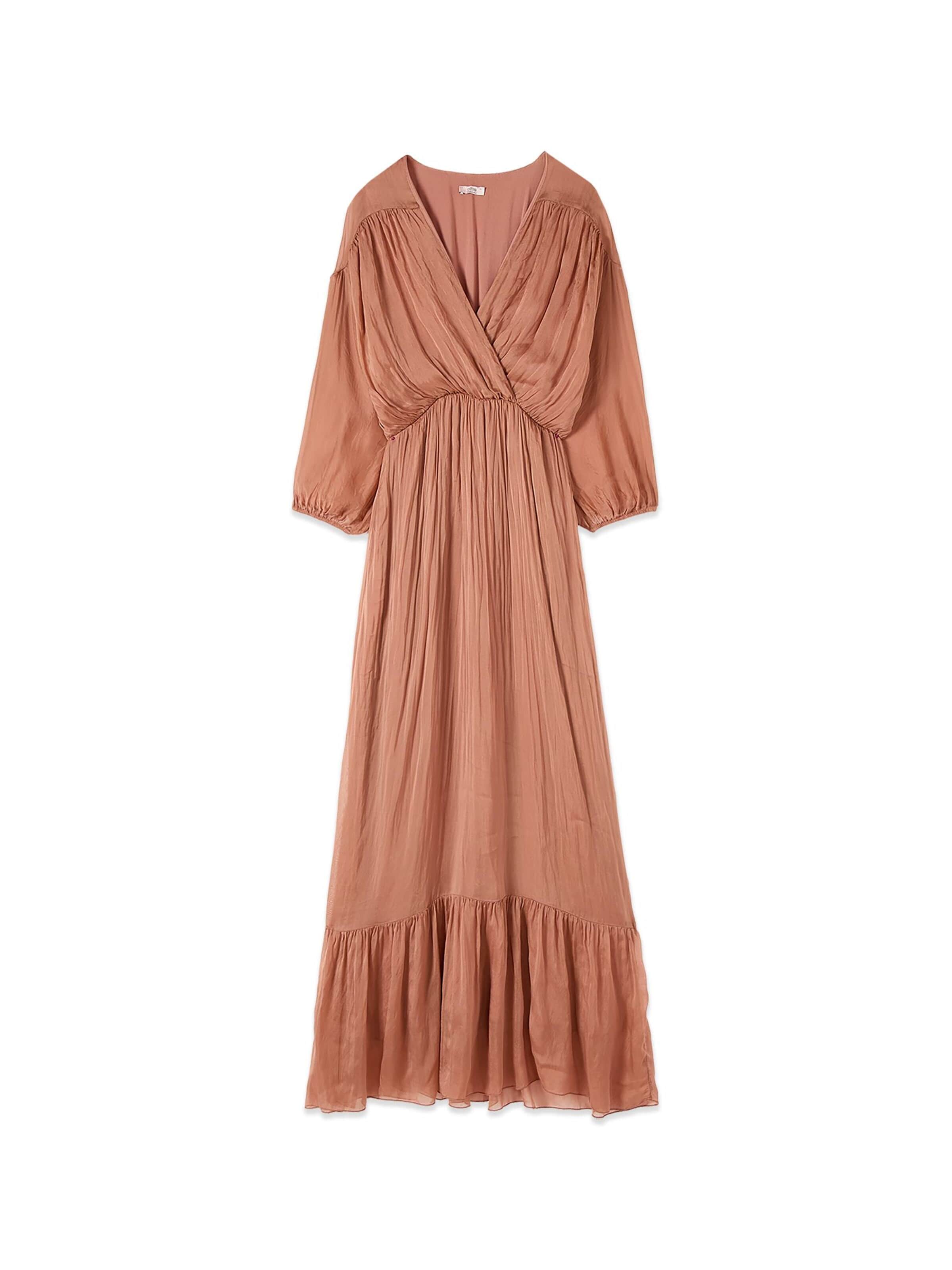 Robe oltre en marron : devant
