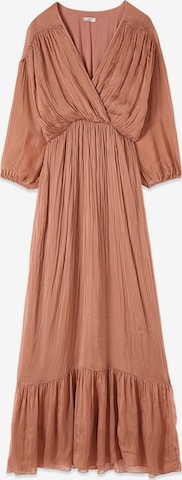 Robe oltre en marron : devant