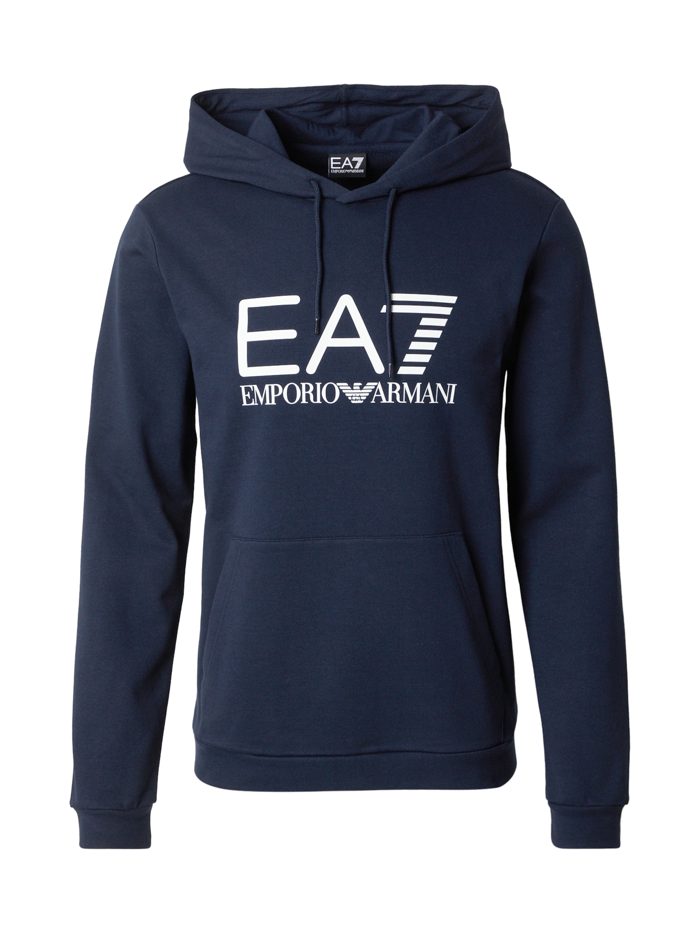 EA7 Emporio Armani Sweatshirt i blå: framsida
