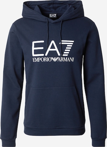 EA7 Emporio Armani Collegepaita värissä sininen: etupuoli