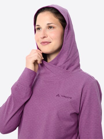 VAUDE Sports sweatshirt 'Tuenno' in Purple