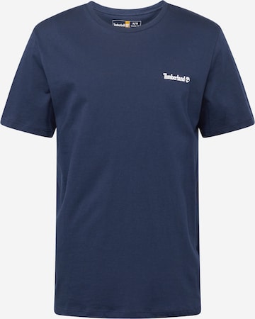 T-Shirt TIMBERLAND en bleu : devant