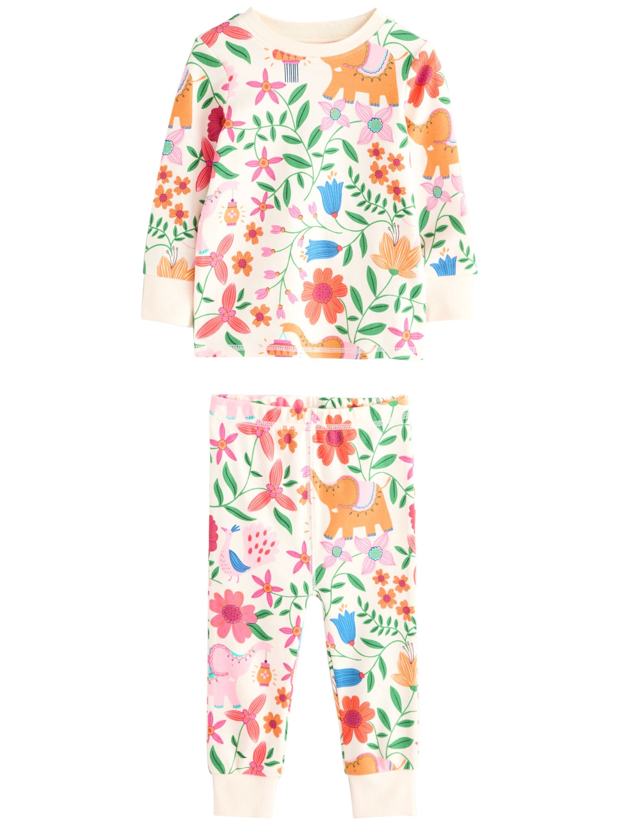 NextPidžama set 'Diwali' - bež boja: prednji dio