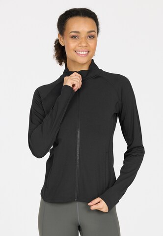 Athlecia Midlayer 'Krosa' in Schwarz: Vorderseite