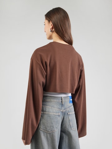 HUGO Majica 'Daleisy_B' | rjava barva