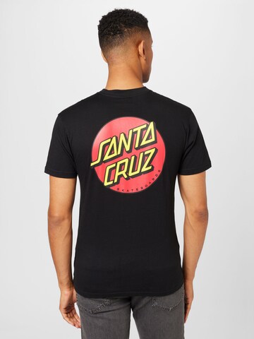 melns Santa Cruz T-Krekls