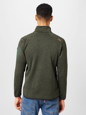 CMP Regular fit Athletic fleece jacket in Green