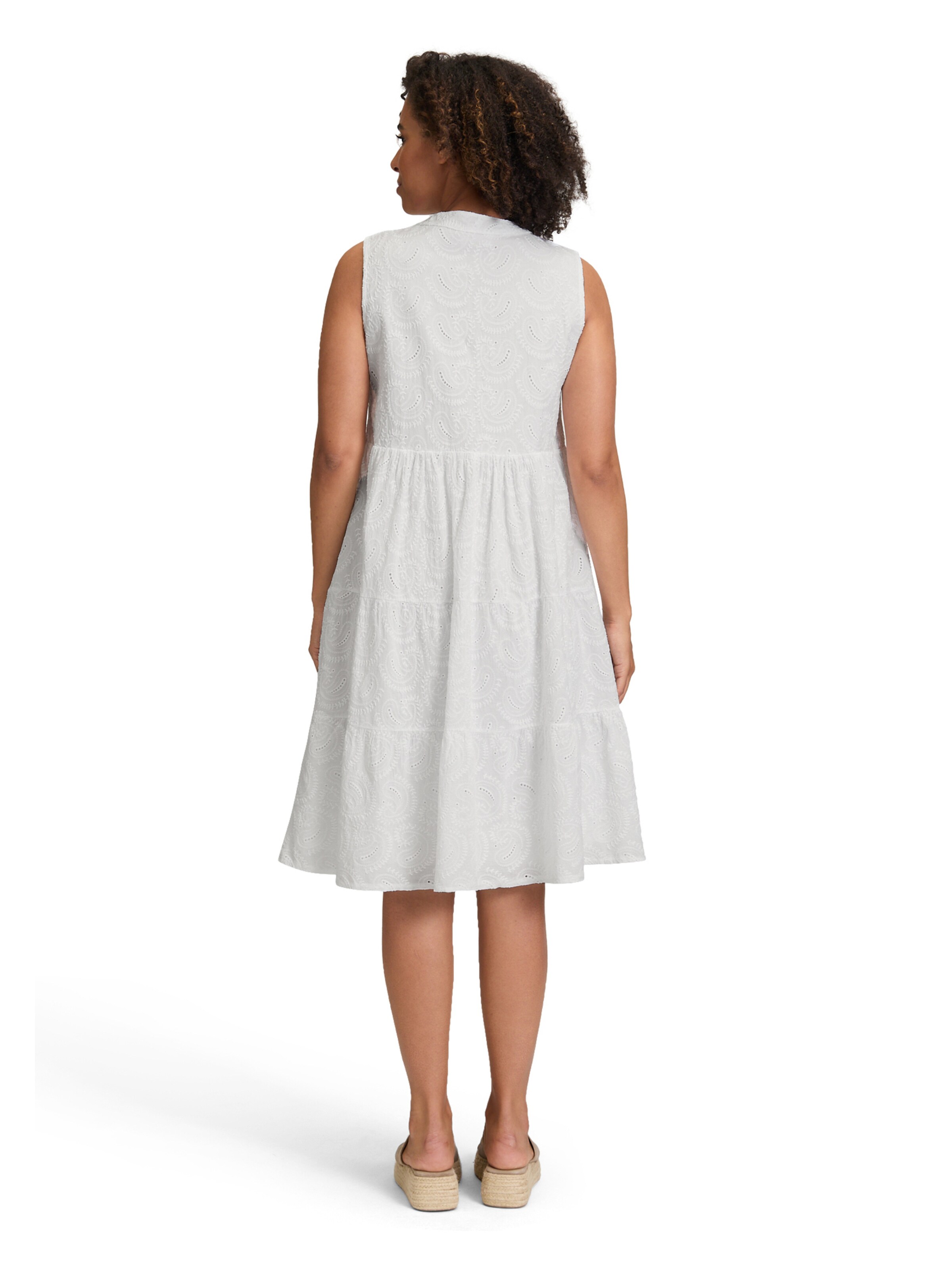 Cartoon Dress in White