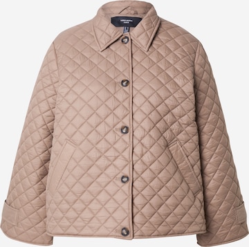 Vero Moda Curve Talvitakki 'VMCHOLTE' värissä beige: etupuoli