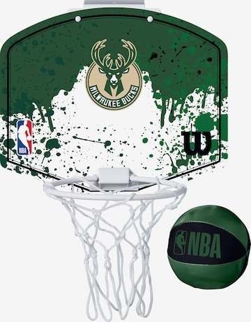 WILSON Ball 'NBA Mini Hoop Milwaukee Bucks' in Green: front