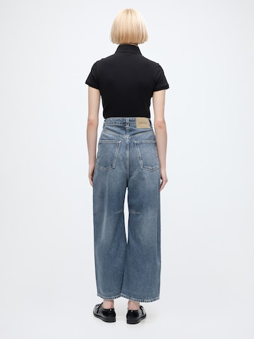 Wide Leg Jean 'Glide_1' HUGO en bleu