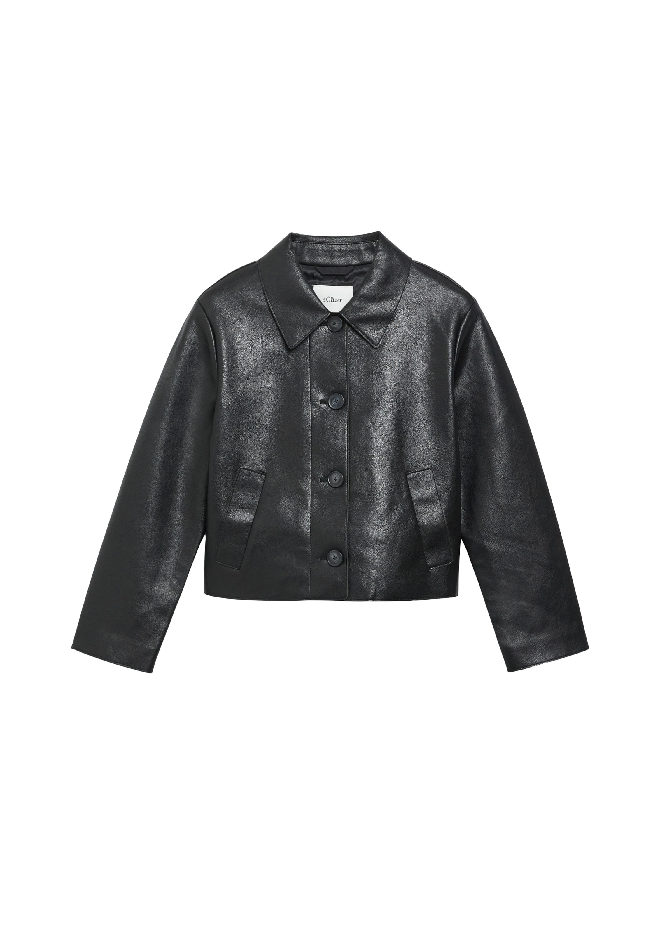 Veste mi-saison s.Oliver en noir : devant