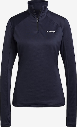 adidas Terrex Jacke in dunkelblau / weiß, Produktansicht