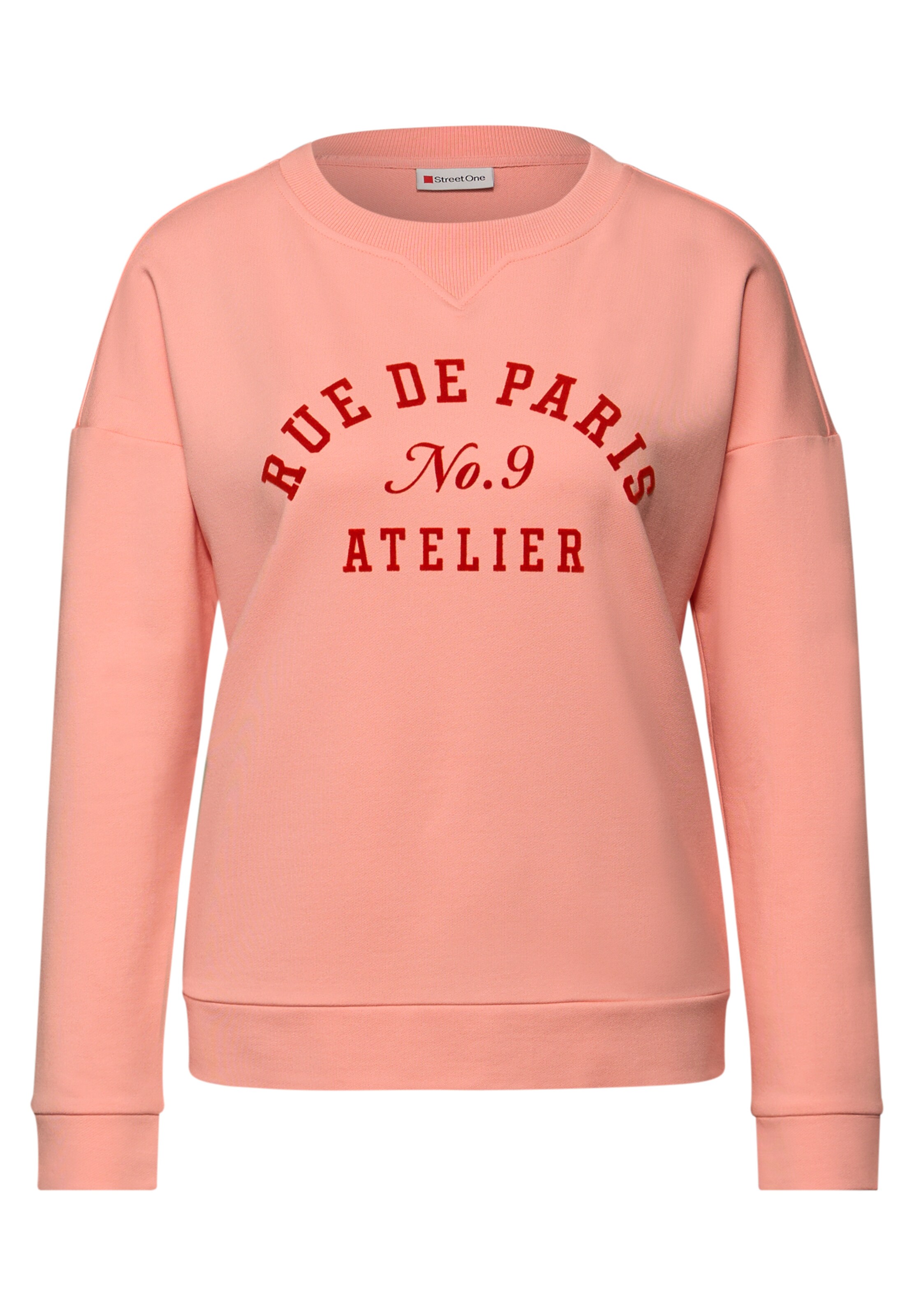 STREET ONE Sweatshirt in Orange: front