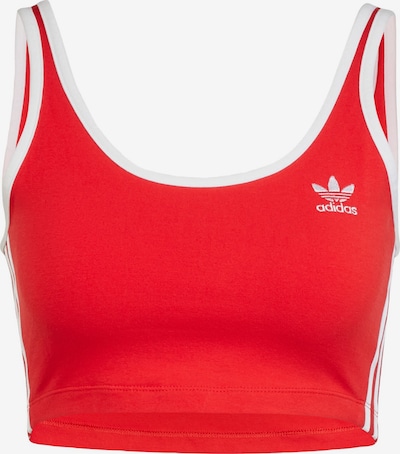 ADIDAS ORIGINALS Top 'Adicolor' u svijetlo crvena / bijela, Pregled proizvoda