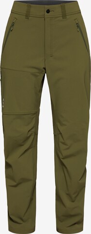 Haglöfs Regular Outdoor Pants in Green: front