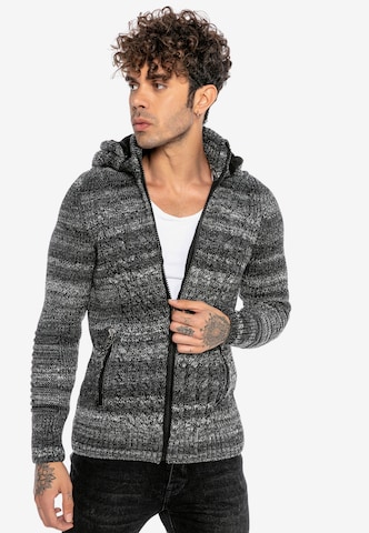 Redbridge Strickjacke 'Lewisville' in Grau: predná strana