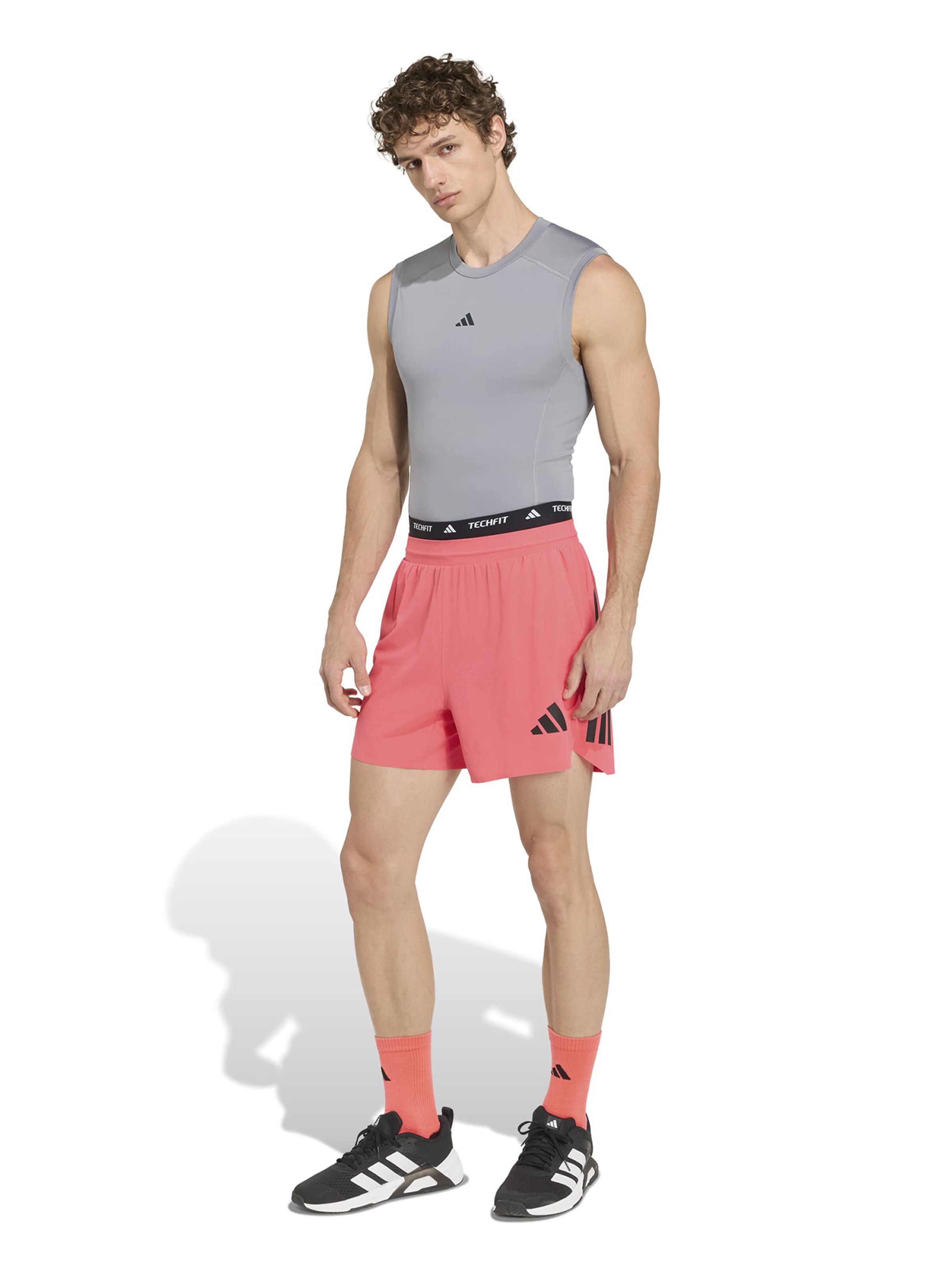 ADIDAS PERFORMANCE Skinny Παντελόνι φόρμας σε μαύρο