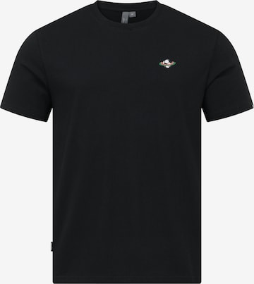 T-Shirt Ragwear en noir : devant