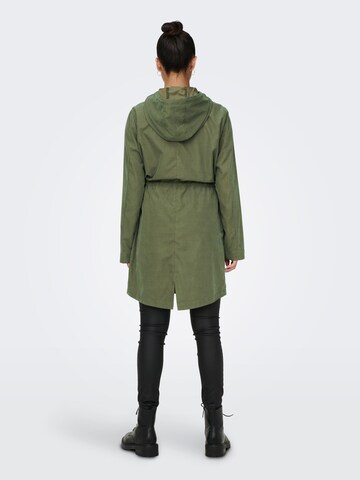 JDY Between-Seasons Parka 'Polly' in Green