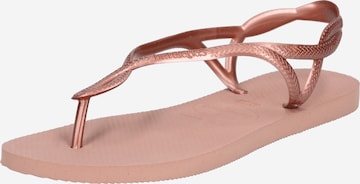 HAVAIANAS Zehentrenner 'Luna' in Pink: predná strana