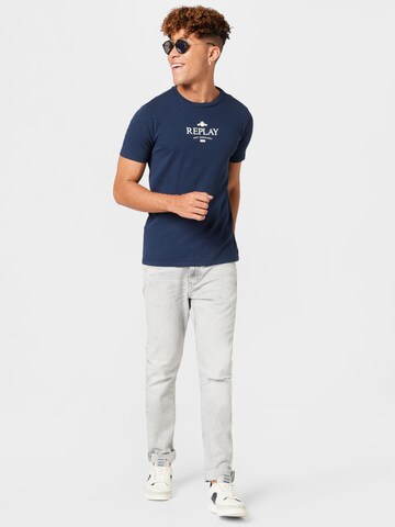 T-Shirt REPLAY en bleu