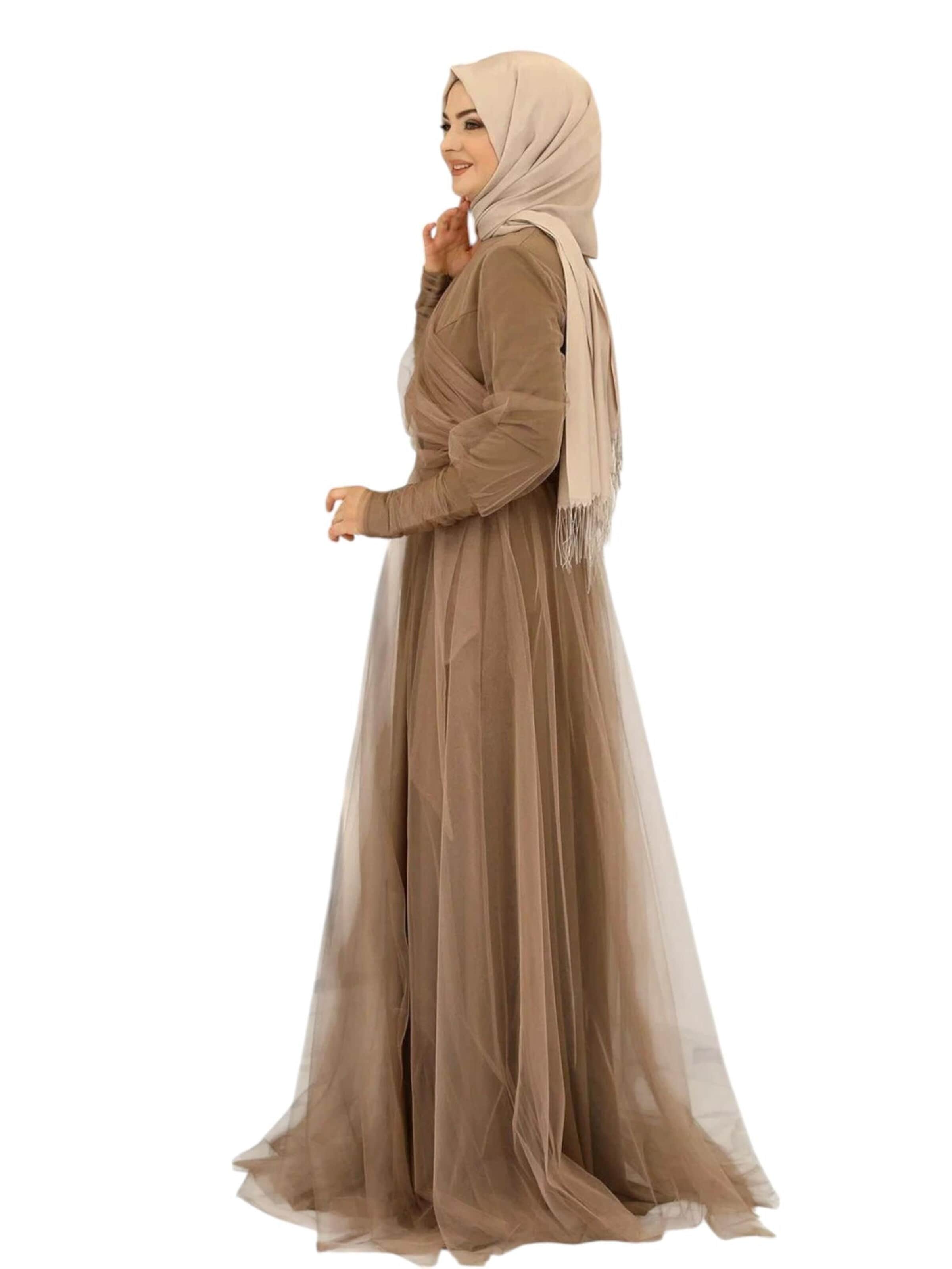 fashionshowcase Evening Dress 'INCI' in Brown