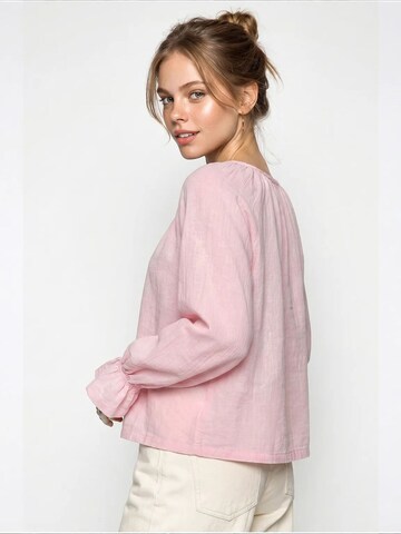 Bianco Lucci Bluse 'Blusen'‌‌‌‌‌‌‌ in Pink