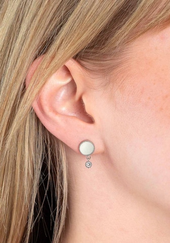 LEONARDO Earrings in Silver: front