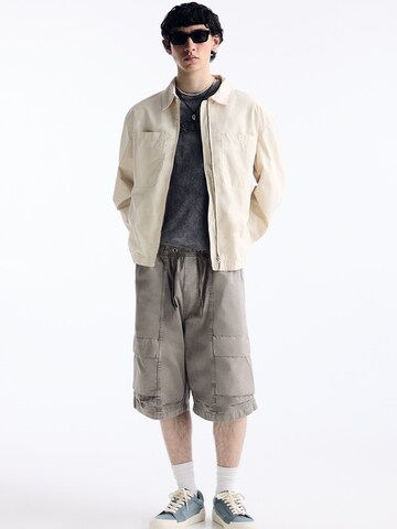 Pull&Bear Prechodná bunda - Béžová