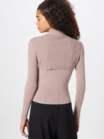 Missguided Pullover in Braun