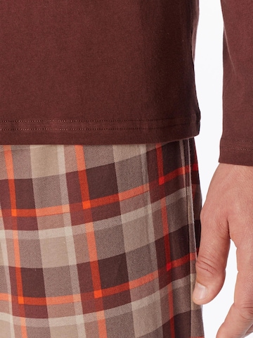 SCHIESSER Pyjama lang 'Casual Essentials' in Rood