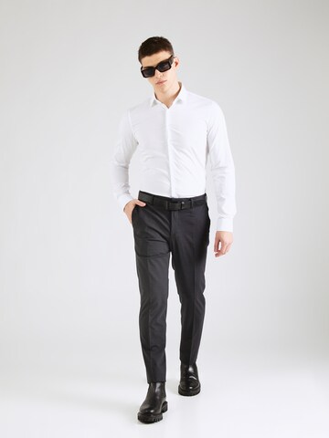 Slim fit Cămașă de la Calvin Klein pe alb