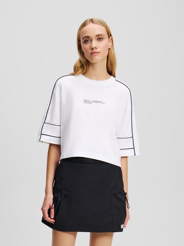 KARL LAGERFELD JEANS Särk, värv valge: eest vaates