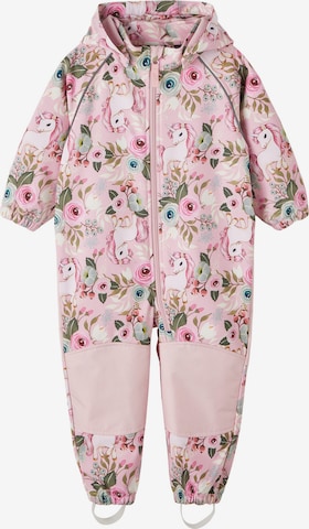 NAME IT Dungarees 'Alfa' in Pink: front