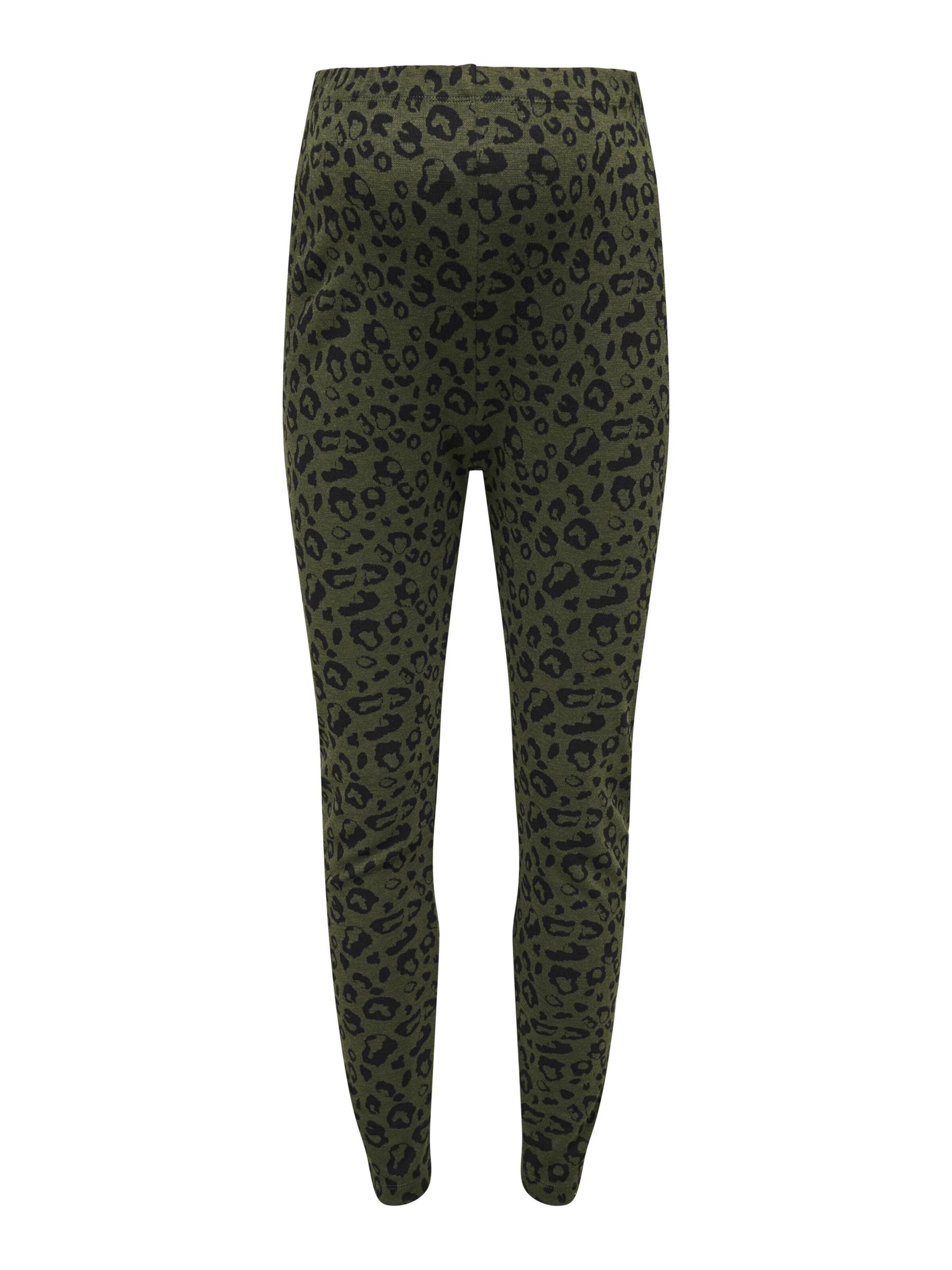 Only Maternity Regular Leggings in Groen: voorkant